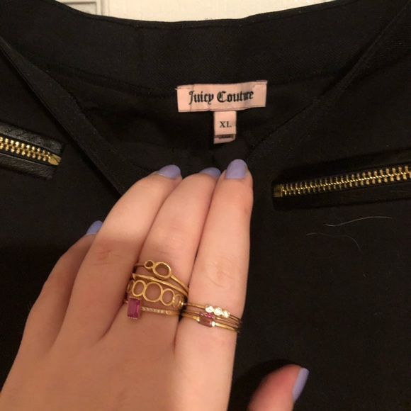 Juicy Couture Zippered Jegging Size XL - Picture 2 of 4